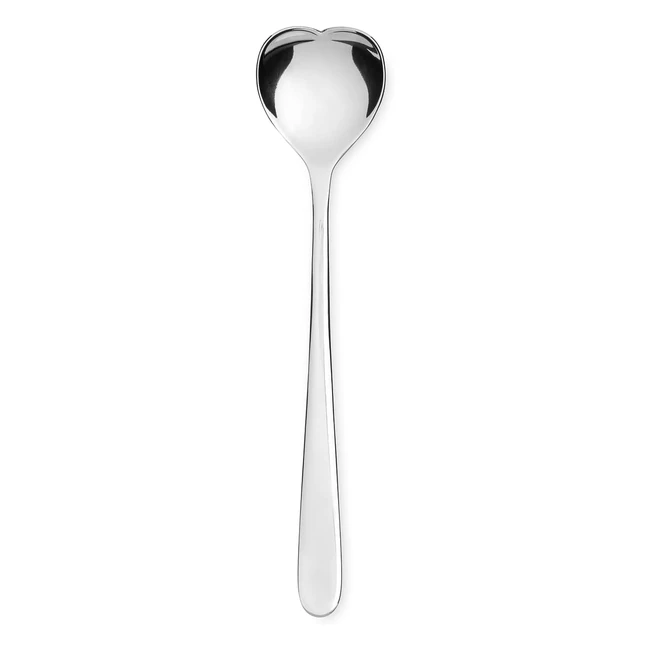 Alessi A DI AMMI01CUS4 Set of 4 Ice Cream Spoons  1810 Stainless Steel  Silver