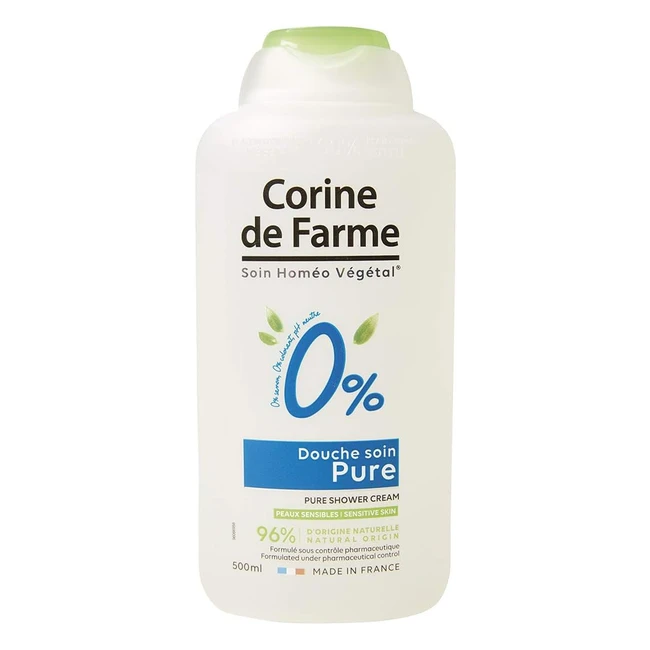 Gel de Ducha Corine de Farme 0 Piel Sensible 500ml - Limpieza Suave e Hidratac