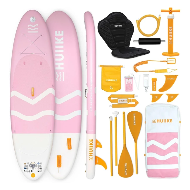 Tabla Paddle Surf Hinchable Premium Huiike - Gran Estabilidad y Resistencia
