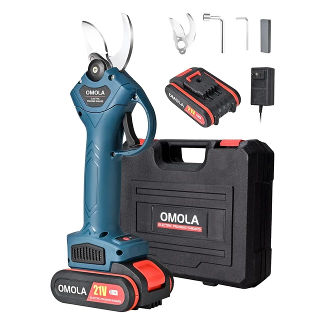 Tijeras de Podar Eléctricas 21V 2Ah Recargables - Corte Preciso y Rápido