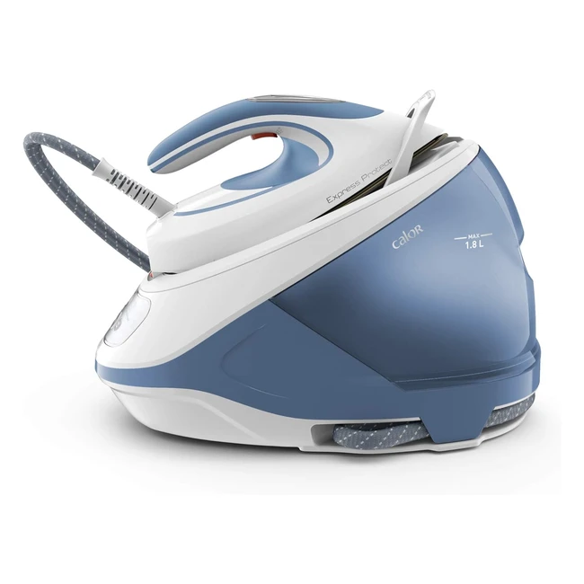 Centrale vapeur Calor Express Protect 75 bars, débit vapeur jusqu'à 130g/min, fonction pressing de 520g/min, système sans réglage, collecteur de calcaire amovible