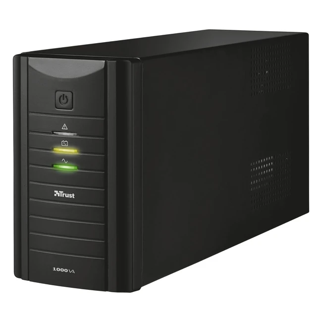 Trust Oxxtron Gruppo di Continuit 1000 VA 2 Prese a Parete Nero Italia