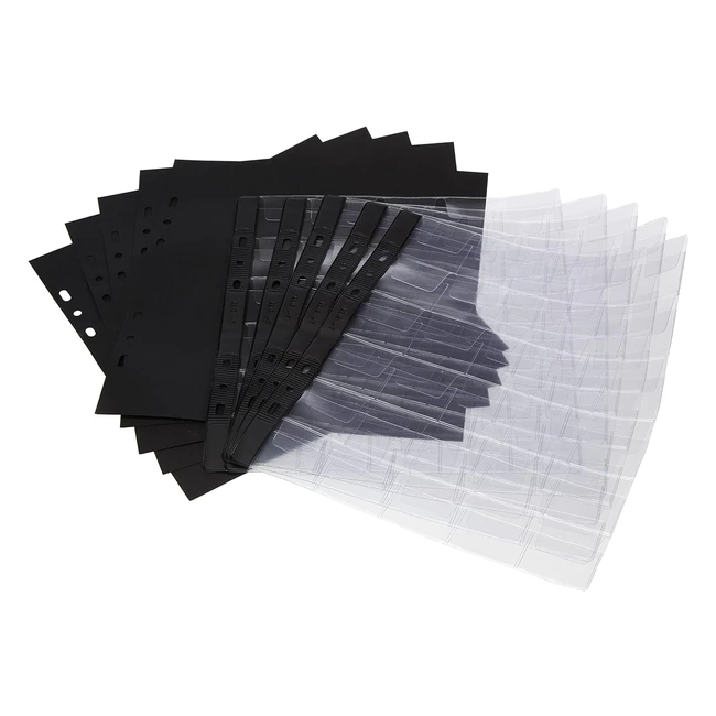 Pagna Hoja para Monedas 30 Departamentos 35mm 5 Unidades Transparente