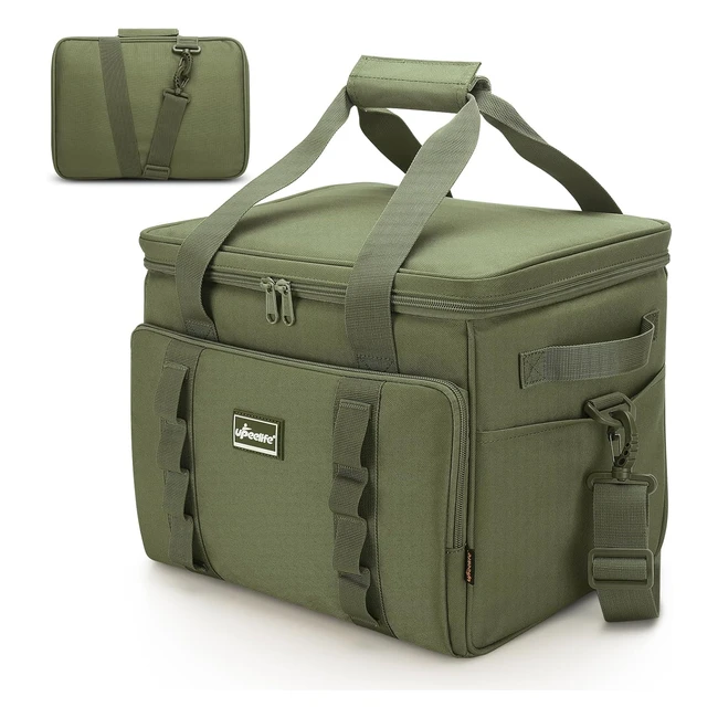 Sac Isotherme Pliable Upeelife 24L - Glacière Souple pour Pique-niques, Camping, Livraison - Réf. 123456