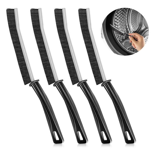Grout Cleaner Scrub Brush - Hard Bristled Crevice Cleaning Tool - Multifunctional - 4pcs