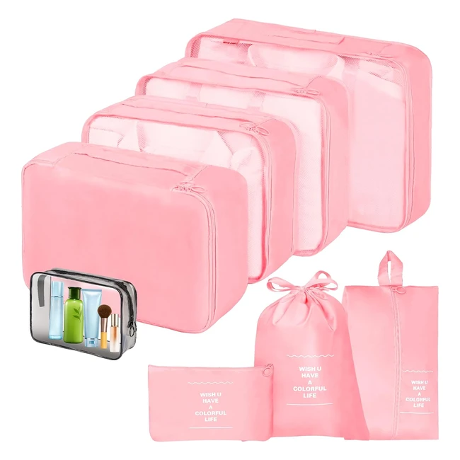 Organisateur de Valise Sarsumir 8 pièces - Rangement Voyage