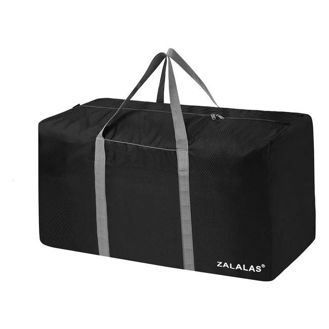 Zalalas Travel Duffle Bag 96L - Lightweight & Foldable - Black