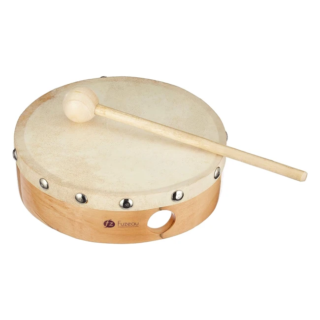 Pandereta Fuzeau 70626 15 cm - Sin jingles - Aprende ritmo y msica