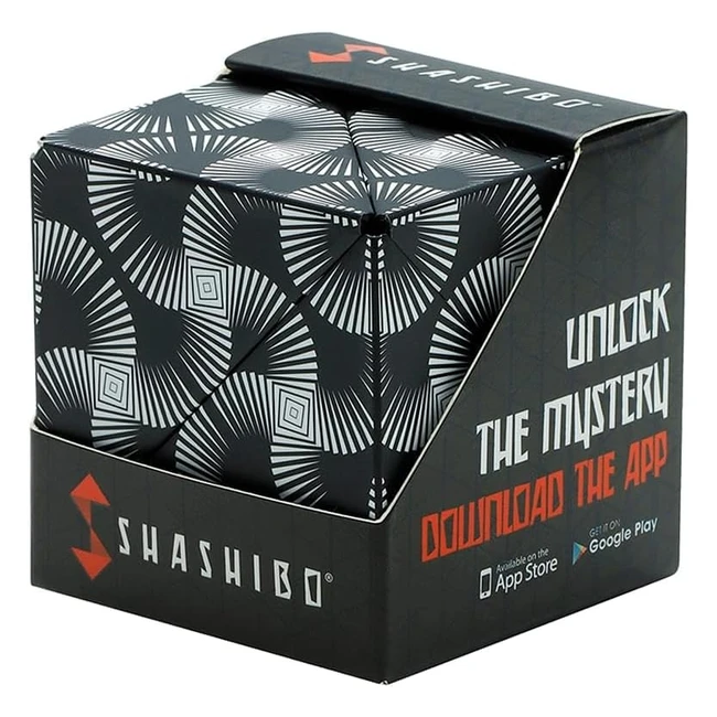Shashibo Shape Shifting Box - Award-Winning Sensory Cube w 36 Magnets - Transfo