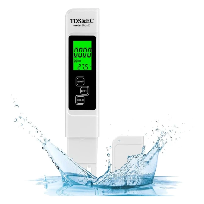 Testeur de qualité de l'eau 3 en 1 - Flintronic TDSEC