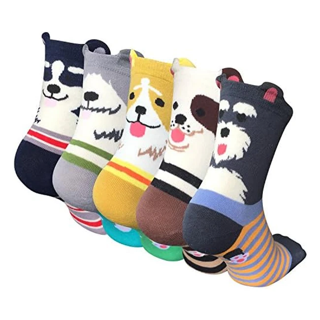 Cozy Chalier Women Socks - Funny Cute Animal - One Size - Gifts