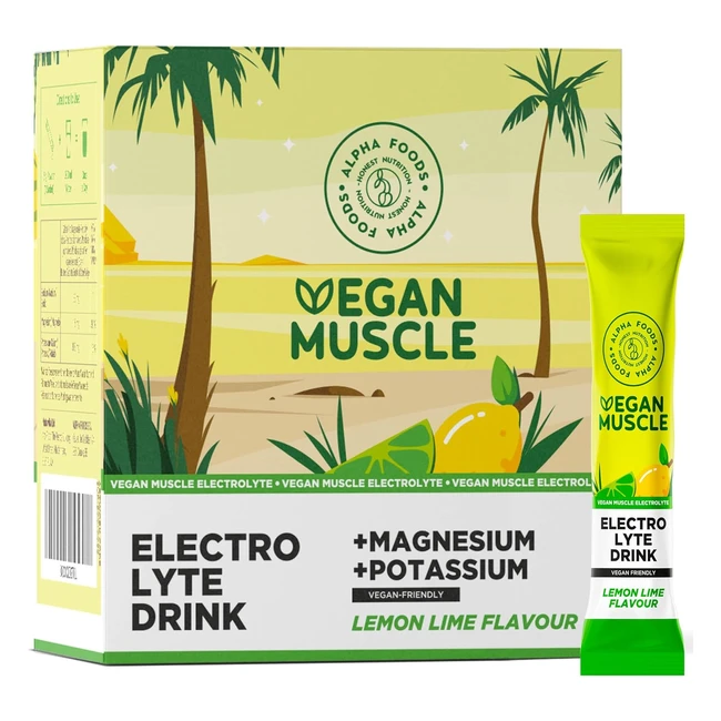 Elettroliti in polvere - Bevanda elettrolitica limone e lime - Sali minerali int