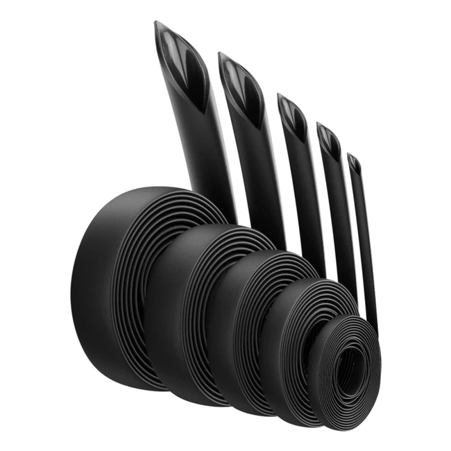 31 Gaine Thermortractable 95mm 2m de Longueur - tanche Ruban Isolant Noir