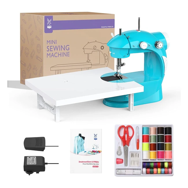 KPCB Mini Sewing Machine with 42pcs Sewing Kit - Beginners Choice