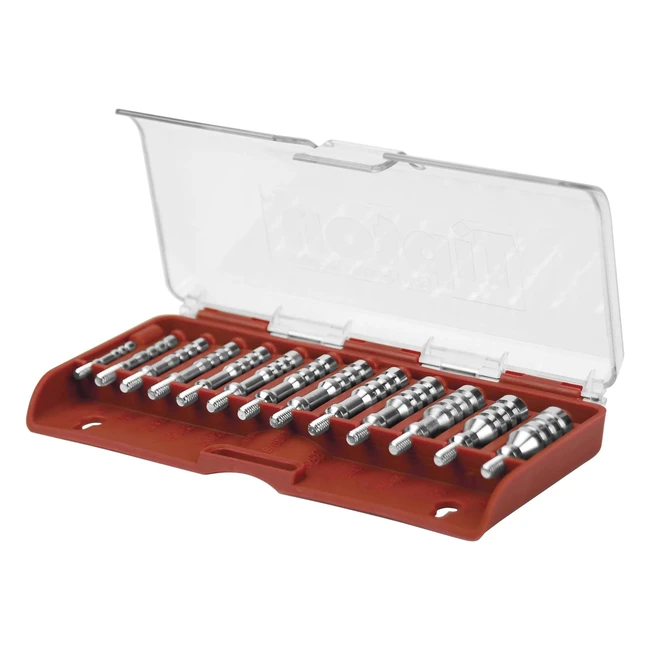 Tipton Ultra Jag Set - 13 Caliber Specific Cleaning Jags  Storage Case