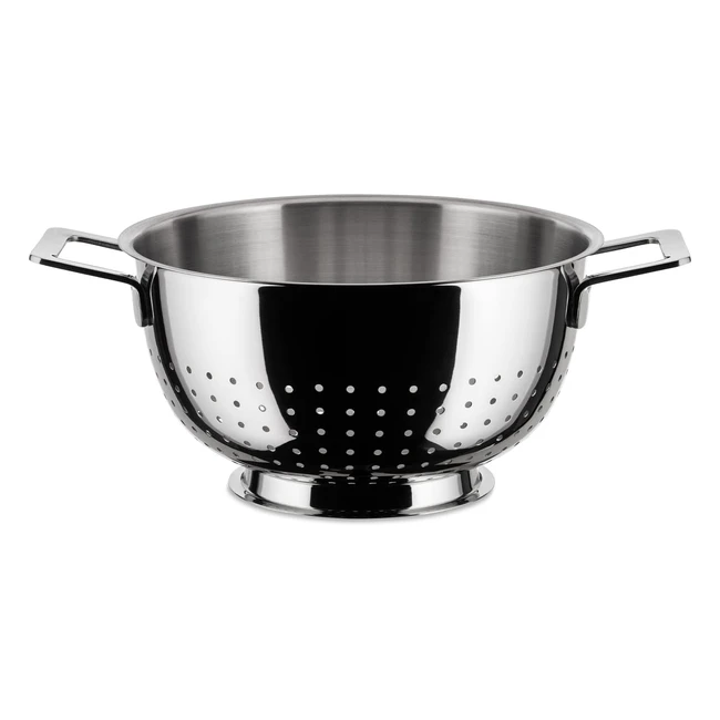 A di Alessi Topfset Sieb AJM300 - Edelstahl, spülmaschinenfest