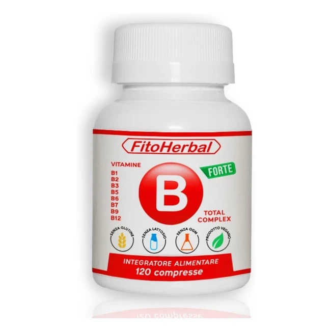 Fitoherbal Vitamina B Complex - Alto Dosaggio - Integratore per Stanchezza e Sistema Immunitario