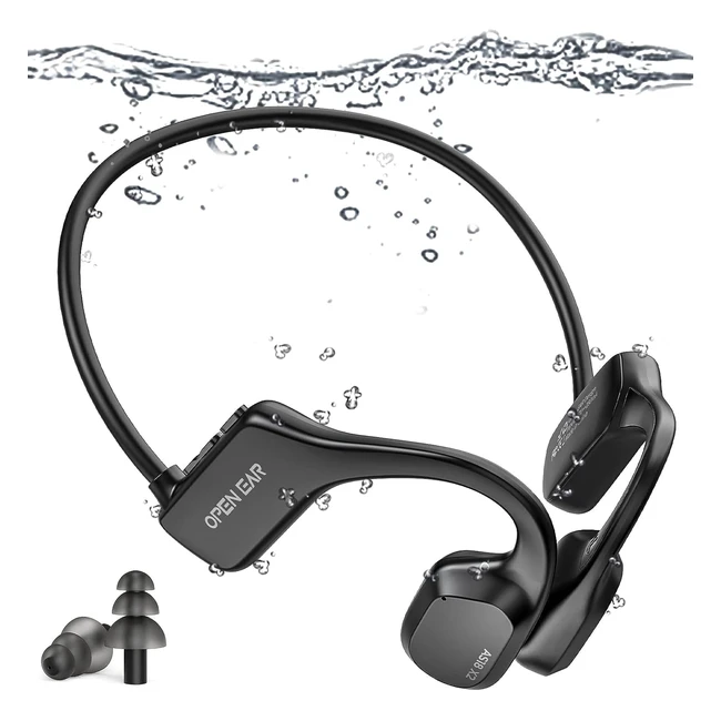 Waterproof Bone Conduction Headphones - fojep, MP3 Player, 16GB Memory