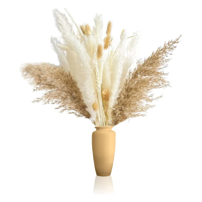 Bouquet de fleurs séchées Pampa, décoration naturelle pour mariage, chambre, vases - 80pcs