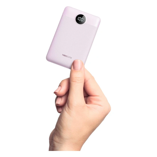 Mini Batería Externa 10000mAh Veektomx Power Bank 225W - Carga Rápida Ultracompacta