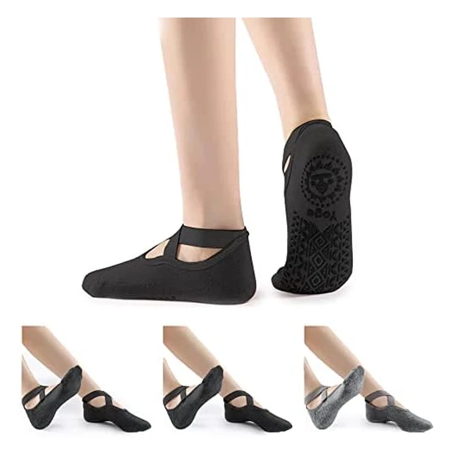 Calcetines de Yoga Antideslizantes Magic Select - 3 Pares