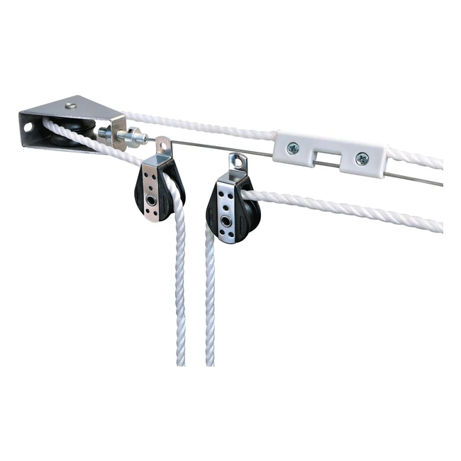 Windhager Sistema di Trazione a Fune Set Completo - Tende da Sole 10884