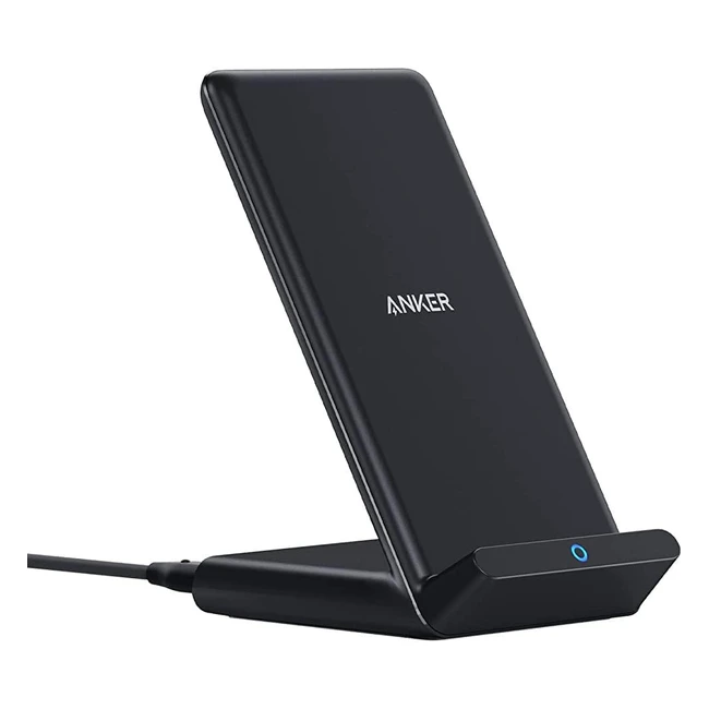 Chargeur sans fil Anker PowerWave Stand - Certifié Qi 10W - Samsung Galaxy S987, iPhone XR/XS Max/XS/X/8/8 Plus, Mate 20 Pro - Réf: PW-001