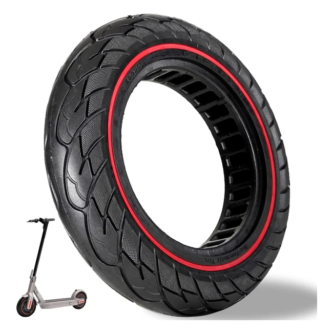 Pneu Plein Trottinette 10 pouces pour Segway Ninebot G30 Max - Résistant et Increvable