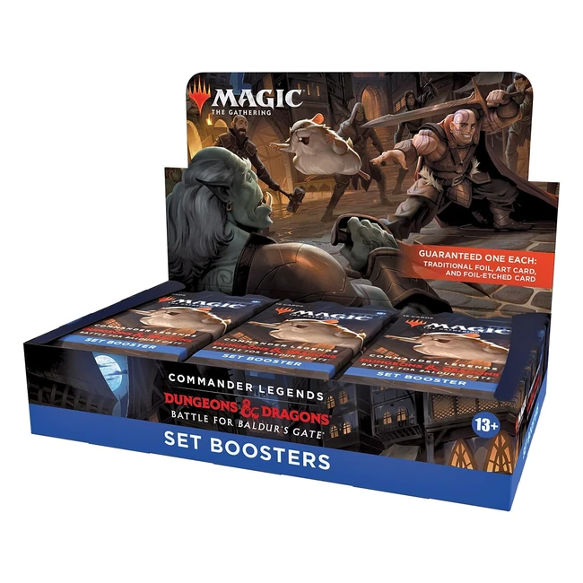 Magic The Gathering Commander Legends Battle for Baldur's Gate Set Booster Box - 18 Packs