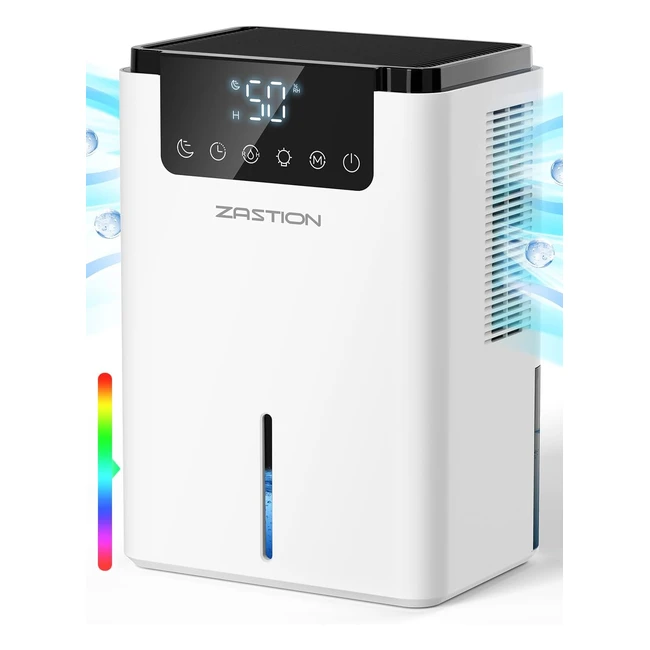Homezastion Dehumidifier 22L - Auto Defrost, 2 Working Modes - Ultra Quiet for Bedroom/Bathroom