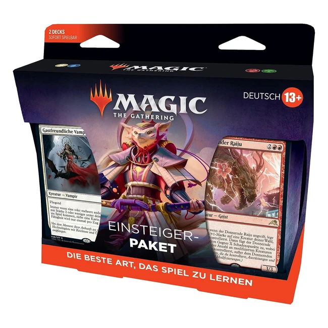 Magic The Gathering Starter Pack 2022 - 2 Ready-to-Play Decks, MTG Arena Code, German Version