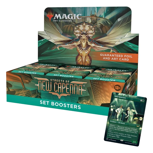 Magic The Gathering Streets of New Capenna Set Booster Box - 30 Packs 1 Box Top