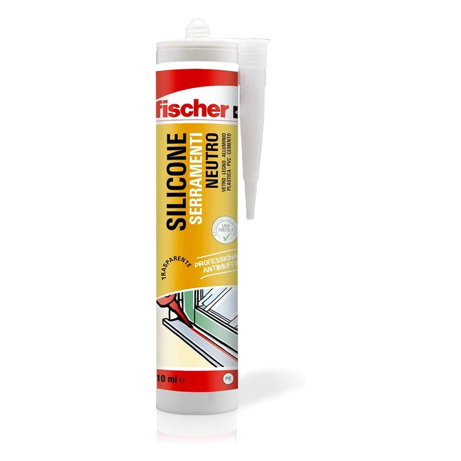 Sigillante finestre Fischer SNF 310 - Trasparente neutro - Bassa elasticit - U