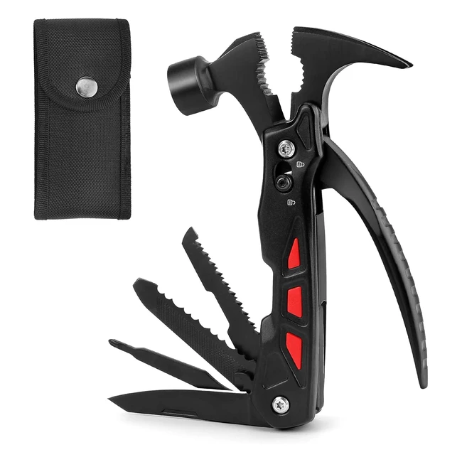 Couteau Multifonction Hommeossky 12 en 1 - Accessoires Camping - Équipement de Survie Portable