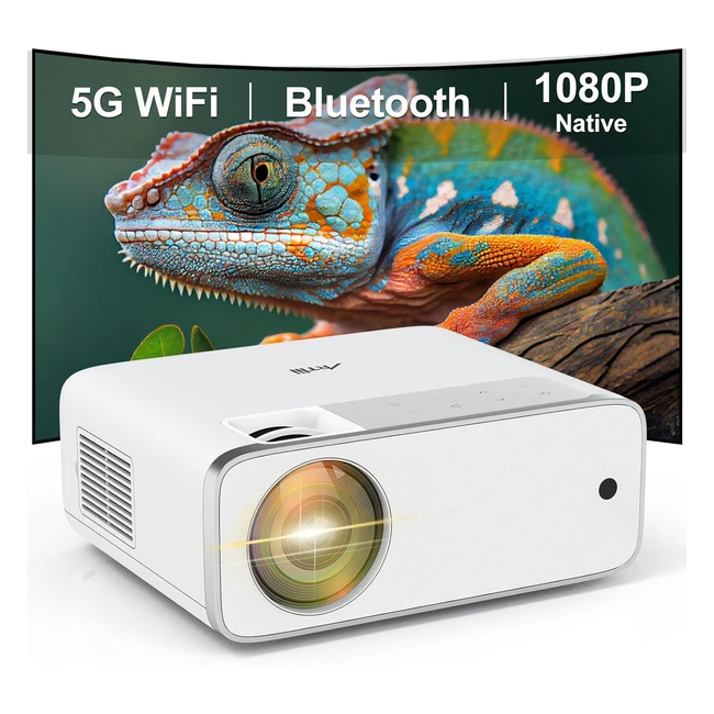 Upgrade Your Viewing Experience with the Artlii Mini Projector - Native 1080p FHD, 5G WiFi, Bluetooth - Portable and Versatile