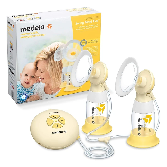 Sacaleches eléctrico doble recargable por USB Medela - Más leche materna en menos tiempo