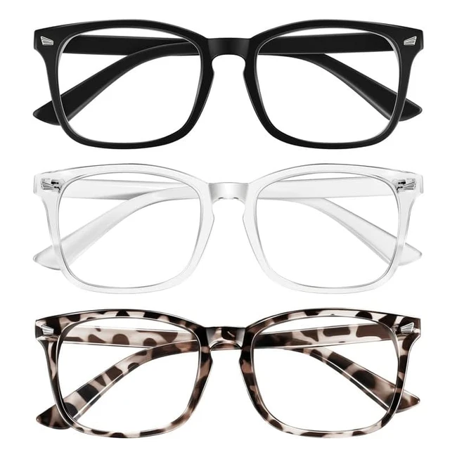 Okany Blue Light Blocking Computer Glasses - Lightweight Anti Glare Eyeglasses