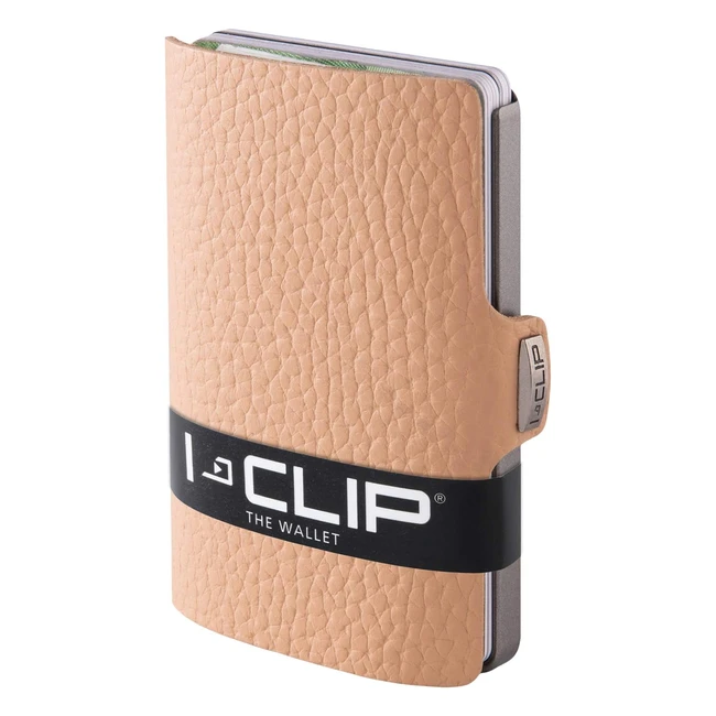 iClip Original Mini Wallet mit Geldklammer - Slim Wallet - Leder Geldbörse - Premium Portemonnaie