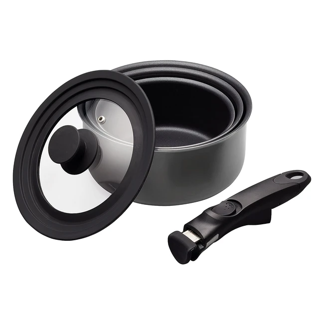 Cacerolas antiadherentes Smart Space - Juego de 5 piezas