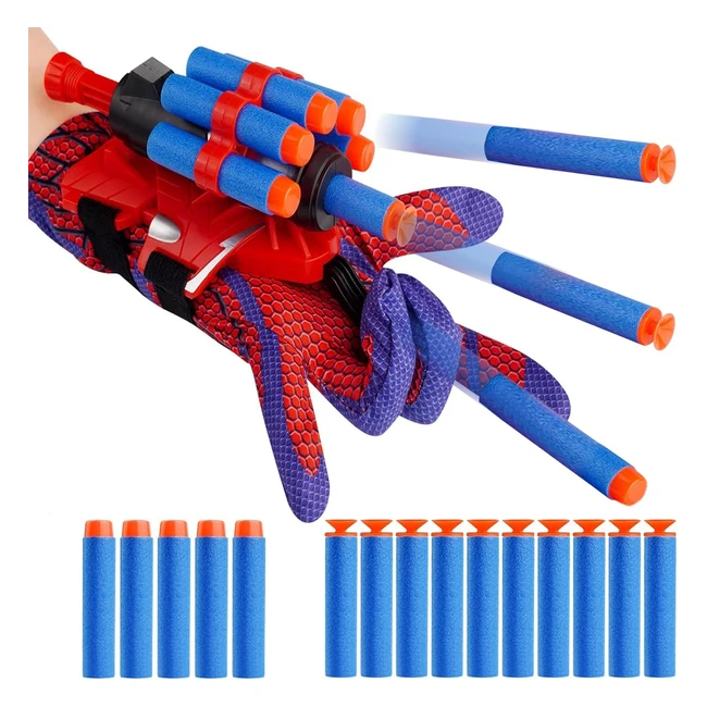 Spider Shooter Boys Girls Toy 2023 Upgraded Web Shooters for Kids Super Hero Toys