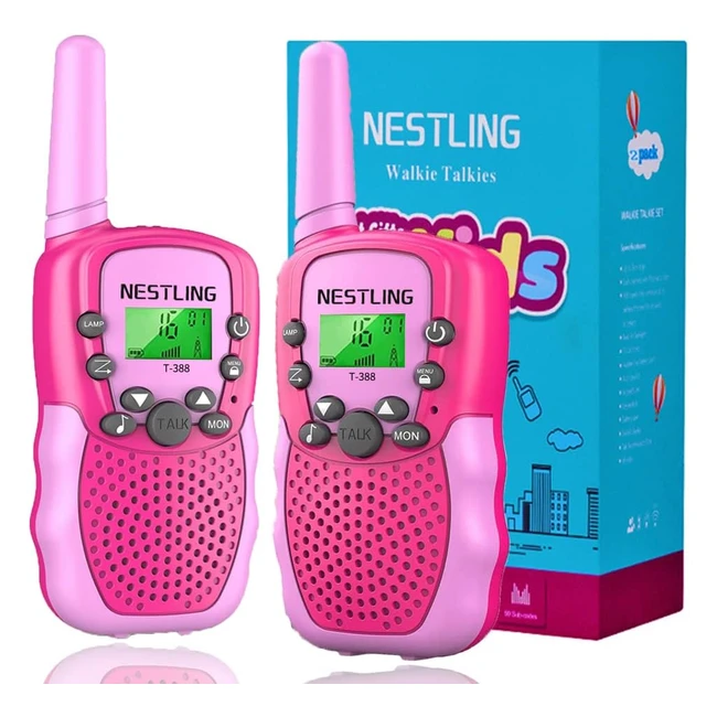 Walkie Talkie Bambini Giocattoli 312 Anni 8 Canali Radio Giocattolo a 2 Vie con 