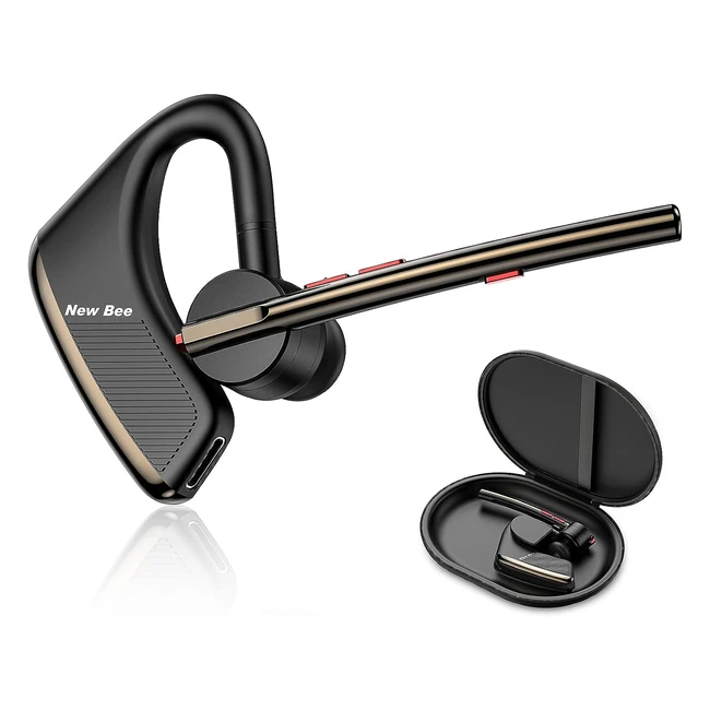 Auricolare Bluetooth New Bee V52 - Leggero e con 24h di Conversazione