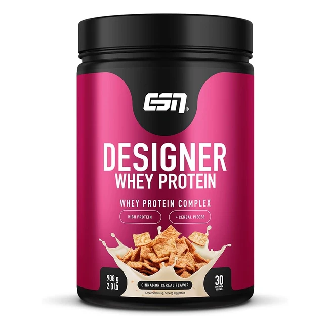 ESN Designer Whey 908 g Dose - Leckere Geschmackskombination, schnell absorbierend