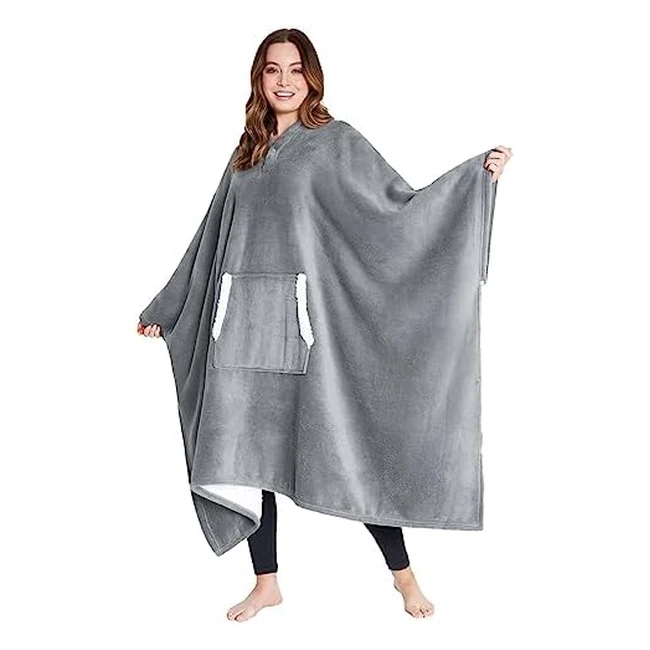 Oversized Hoodie Deckenpullover, extra bequem, mit Ärmeln - CityComfort