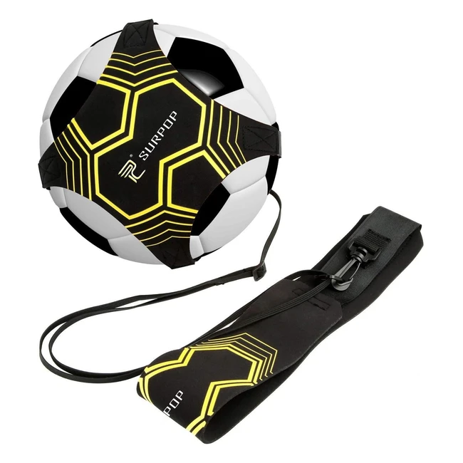 Entrenador de Fútbol/Voleibol/Rugby Kick Throw Trainer - Ayuda para Control de Habilidades - Ajustable para Niños y Adultos