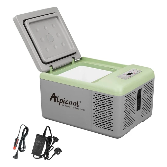 Alpicool C9P 9L Car Fridge - Portable Mini Freezer for Camping & Travel