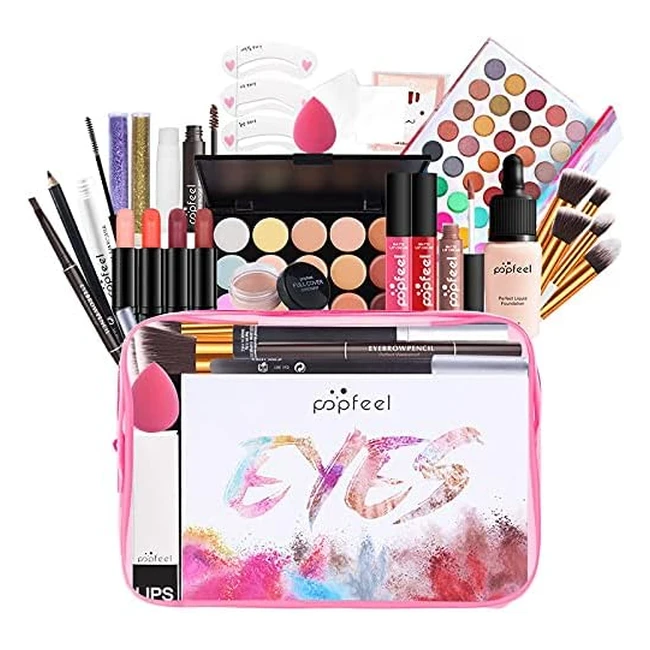 FantasyDay Set di Trucchi Kit di Bellezza Cosmetici per Occhi, Viso e Labbra - Alta Pigmentazione e Durata
