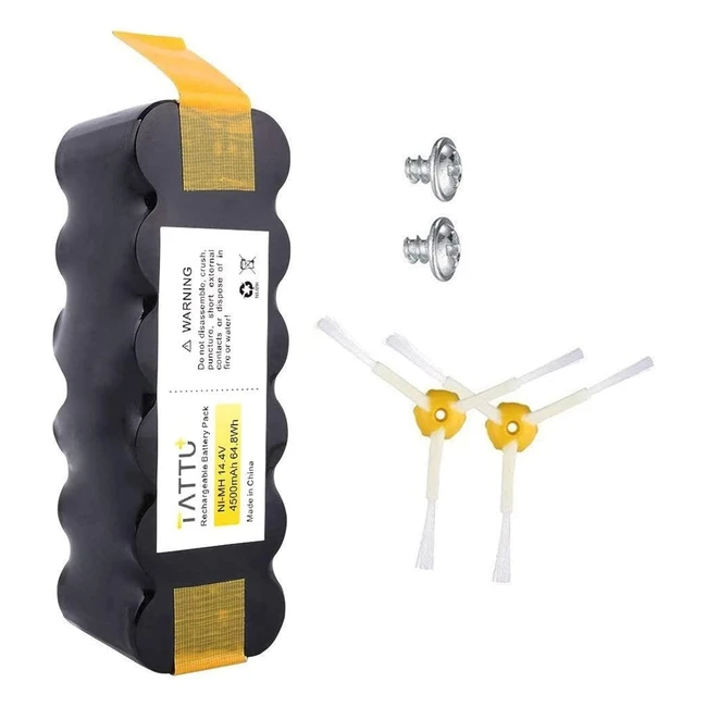 Batería Tattu para iRobot Roomba 144V 4500mAh - Compatible con iRobot Roomba 500 600 700 800 900