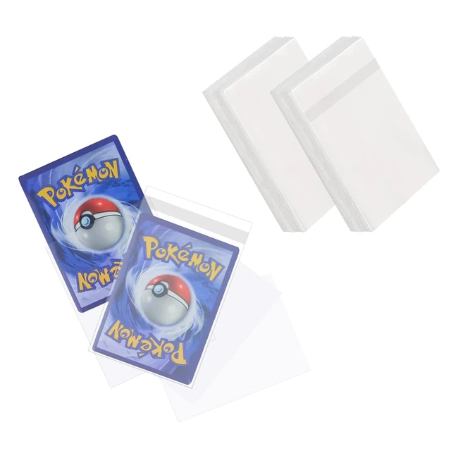 Proteggi carte Moocuca Soft Sleeves 66 91mm 200 buste trasparenti