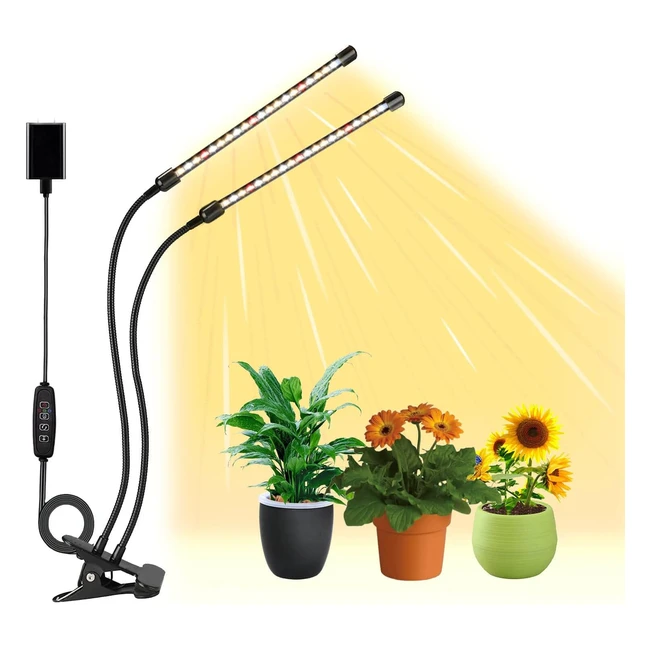 Lampe Plante Intrieur Jinhongto - Spectre Complet 3000K5000K660nm - 3 Modes 
